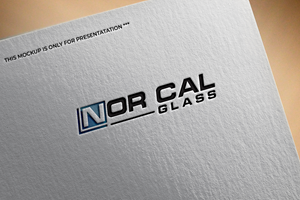 Logo Design by Widi Nalendra for Nor Cal glass | Design: #36476723