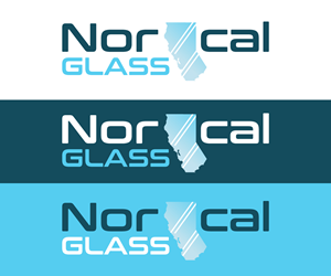 Logo Design by Paint-Tools for Nor Cal glass | Design: #36467506