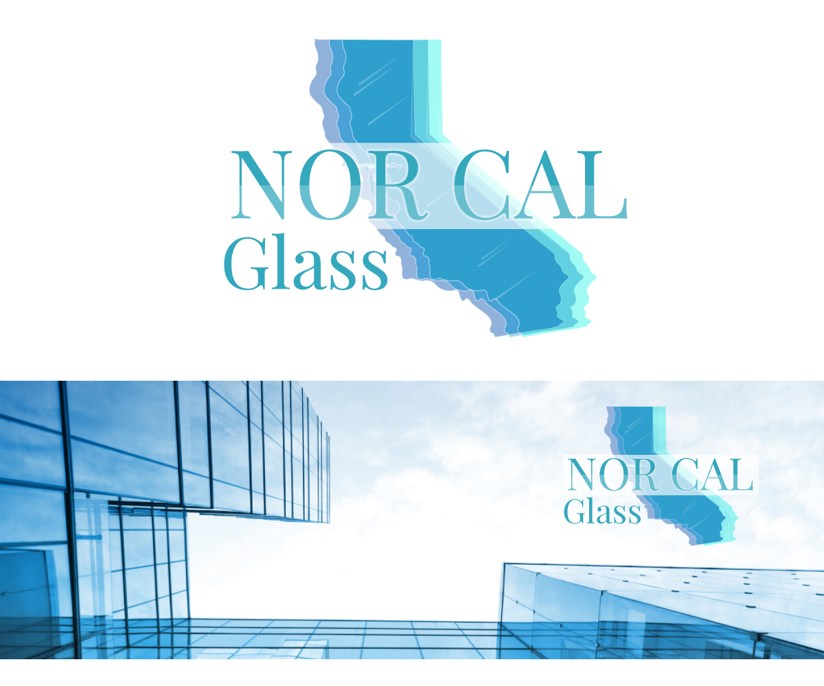 Logo Design by Paint-Tools for Nor Cal glass | Design #36467510