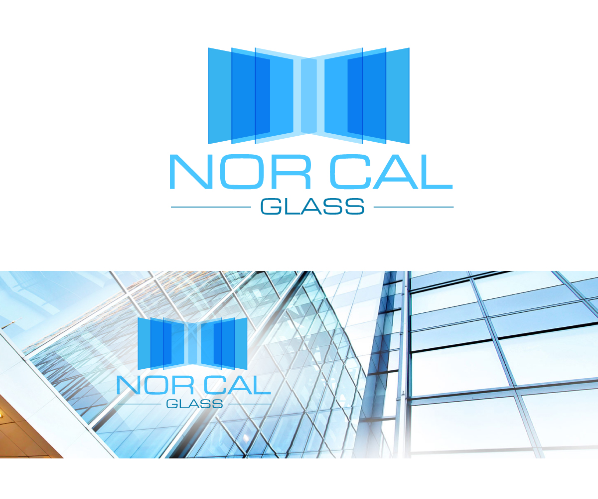 Logo Design by Paint-Tools for Nor Cal glass | Design #36467516