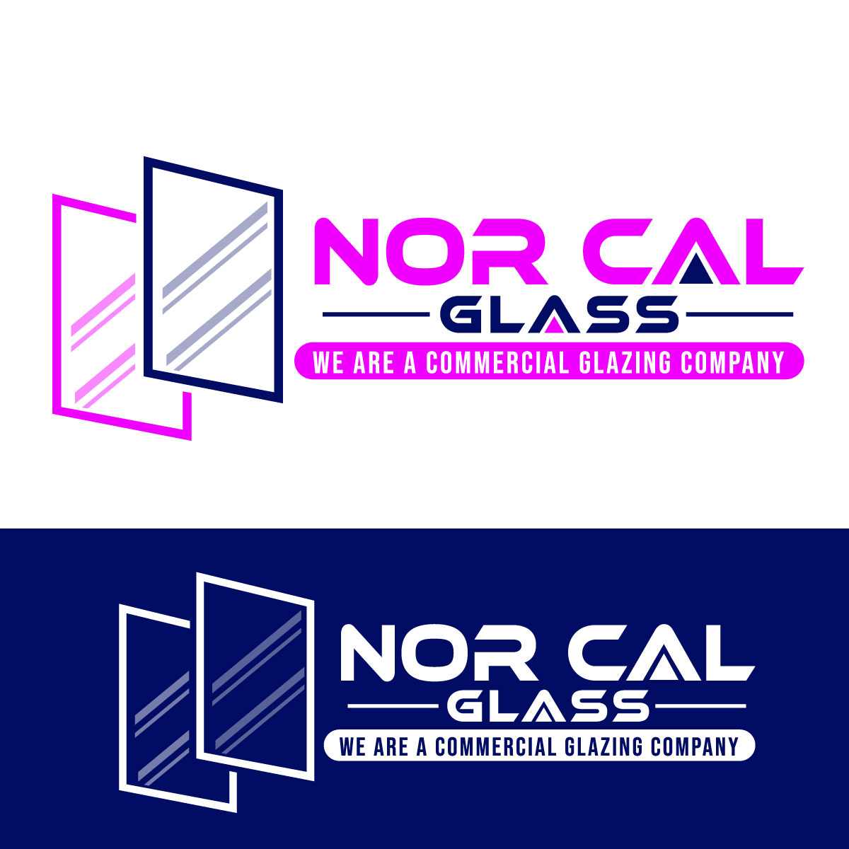 Logo Design by Suvendu.S for Nor Cal glass | Design #36499268