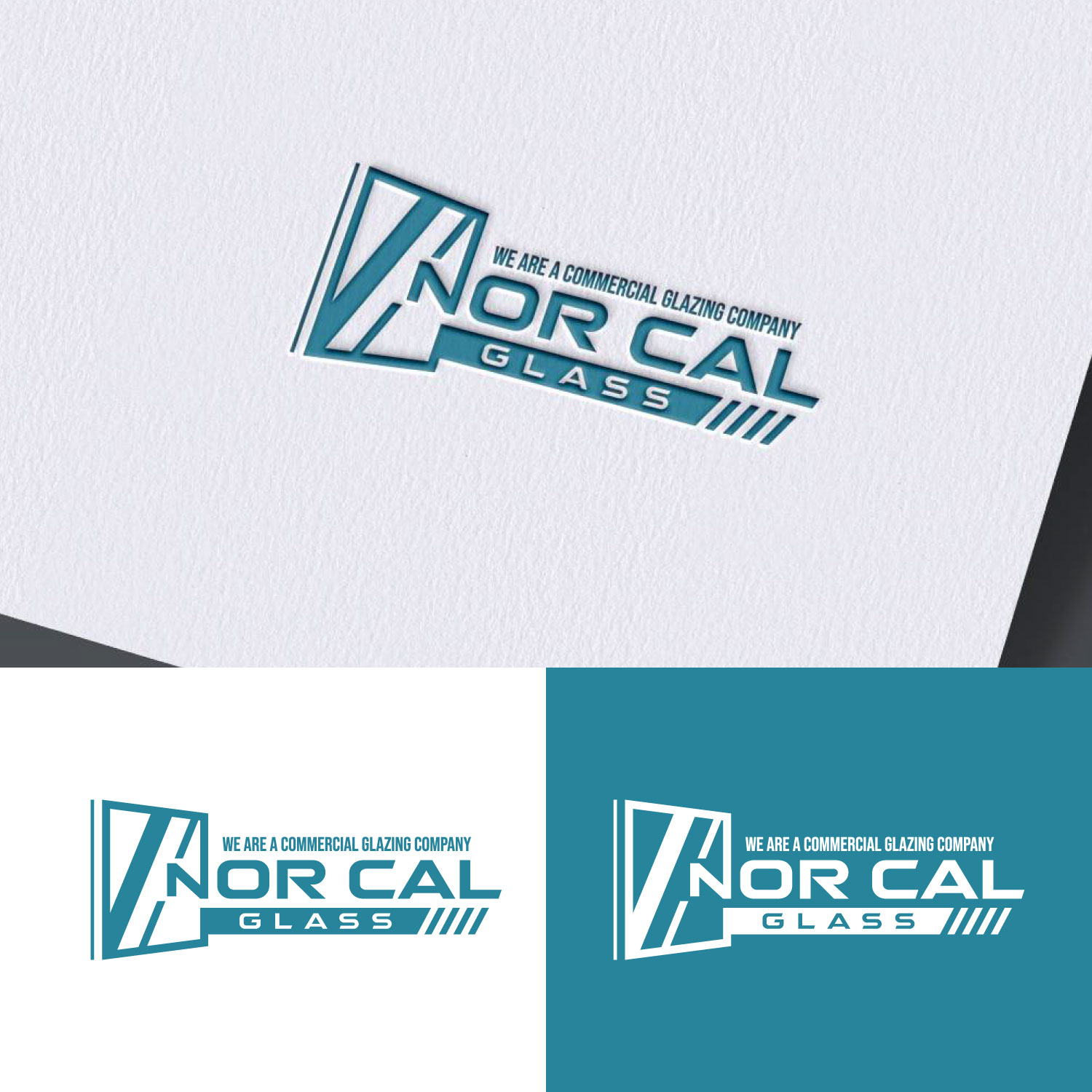 Logo Design by Suvendu.S for Nor Cal glass | Design #36499688
