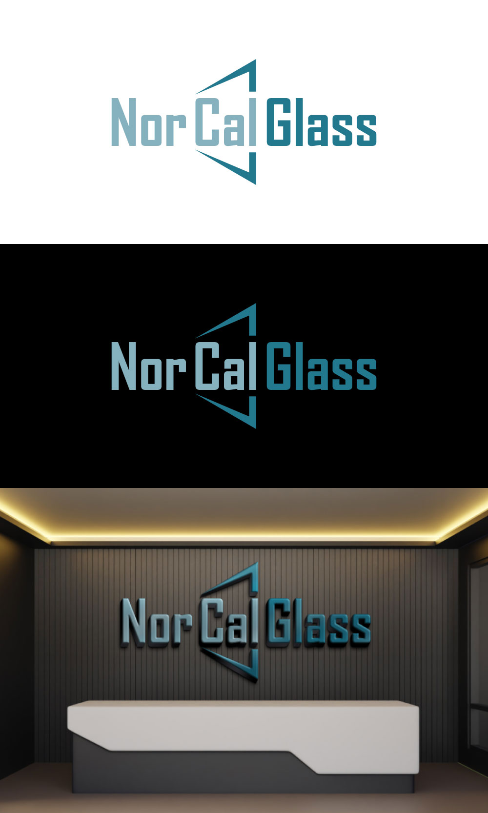 Logo Design by loveqis for Nor Cal glass | Design #36465771