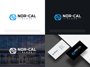 Logo Design by COLOUR CREATIVE for Nor Cal glass | Design: #36487913