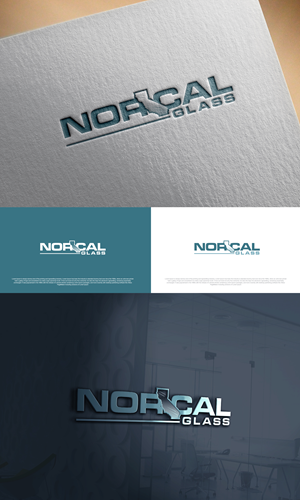 Logo Design by Ahsan Designs for Nor Cal glass | Design: #36465531