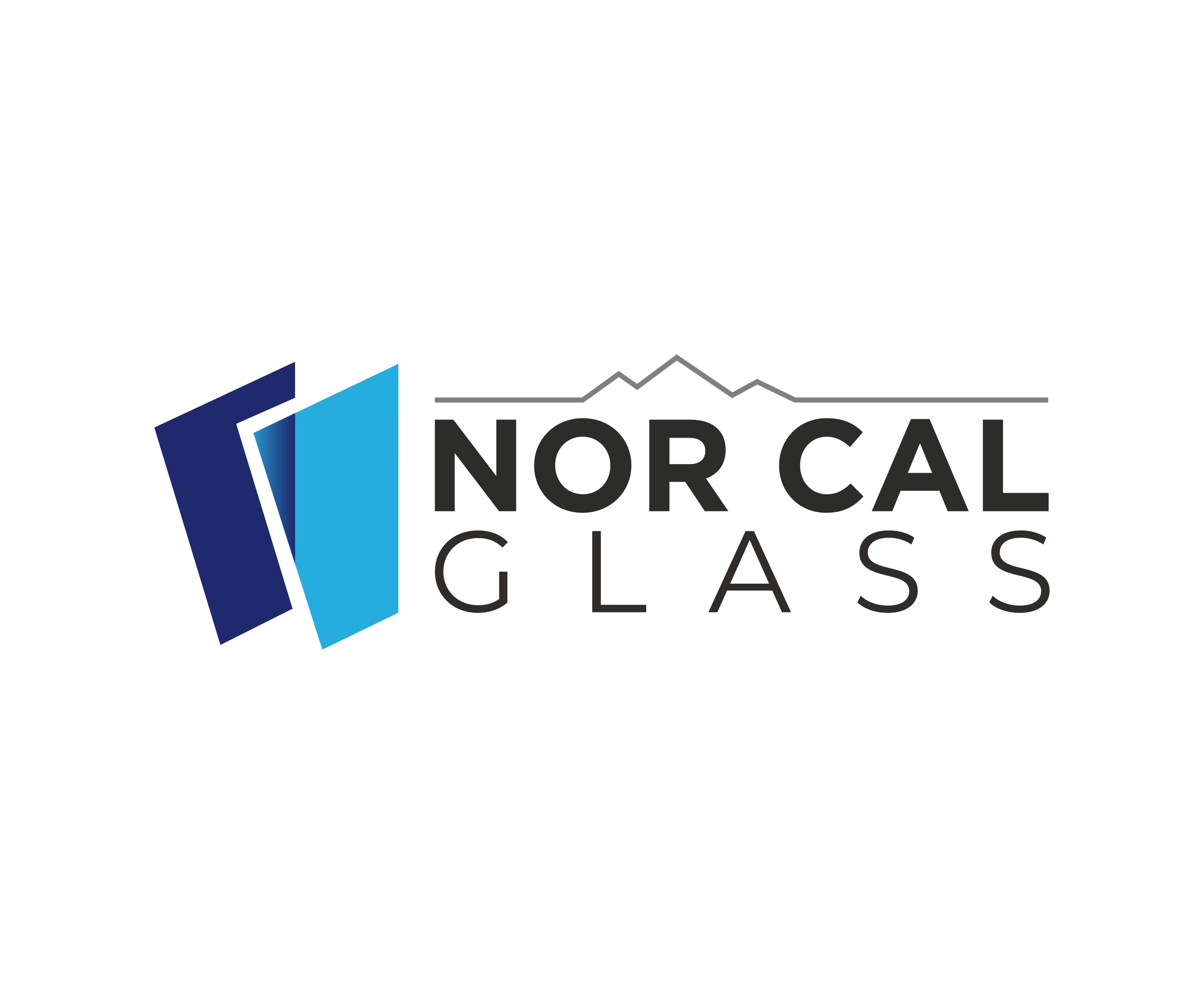 Logo Design by BUSUJIMA_SAN for Nor Cal glass | Design #36465471