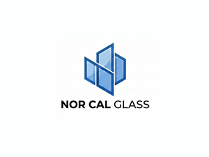 Logo Design by HSL Brain for Nor Cal glass | Design: #36468698