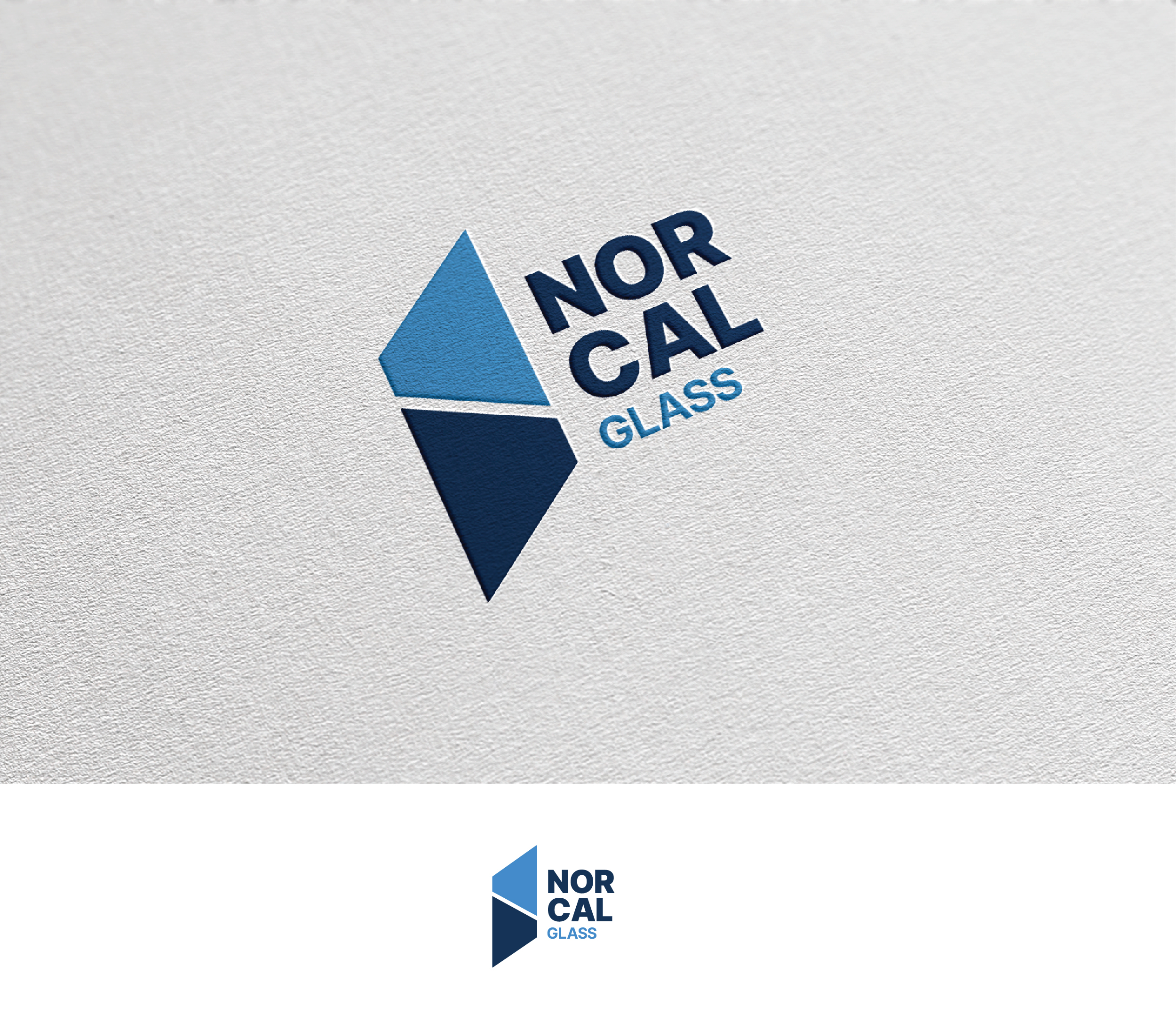 Logo Design by Afsana_Hoque for Nor Cal glass | Design #36470669