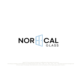 Logo Design by NexaBrand for Nor Cal glass | Design: #36495950