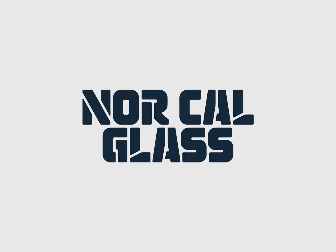 Logo Design by Minang Art_Studio for Nor Cal glass | Design #36501632