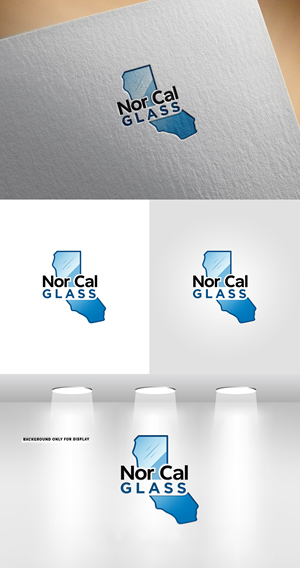 Logo Design by Soonia for Nor Cal glass | Design: #36468031