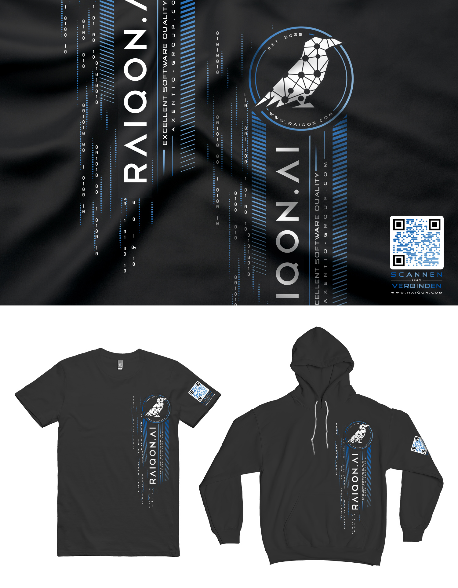 T-shirt Design by KickArt for Raiqon Gmbh | Design #36492286