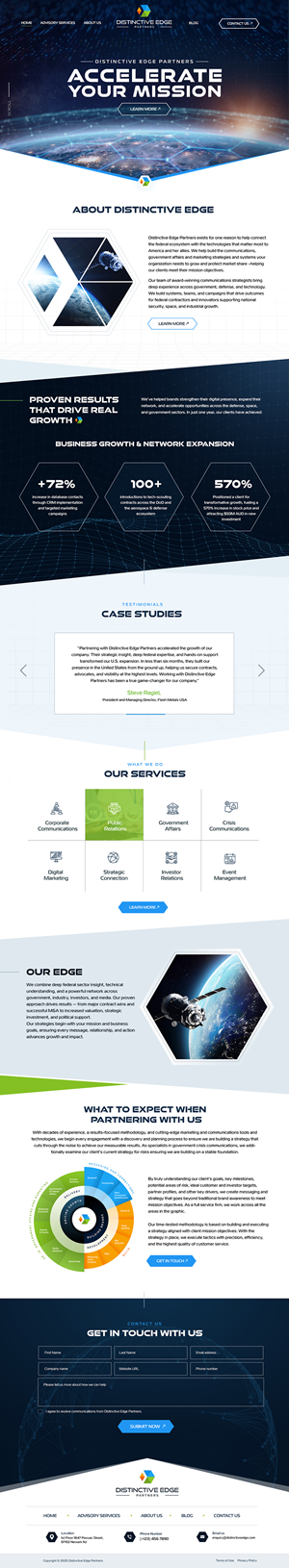 Web Design by Blue Sparrow for this project | Design: #36487606