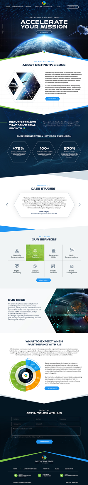 Web Design by Blue Sparrow for this project | Design: #36487607