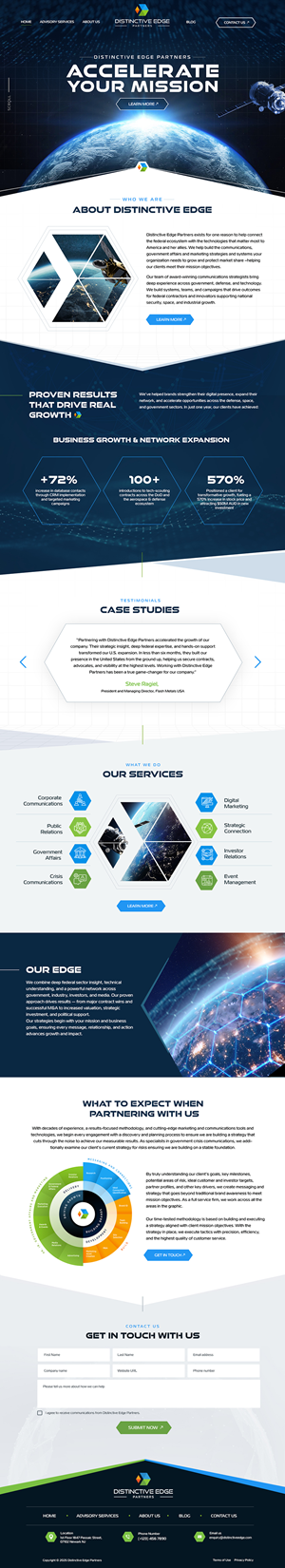 Web Design by Blue Sparrow for this project | Design: #36487661