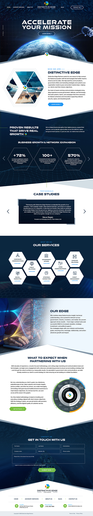 Web Design by Blue Sparrow for this project | Design: #36503626