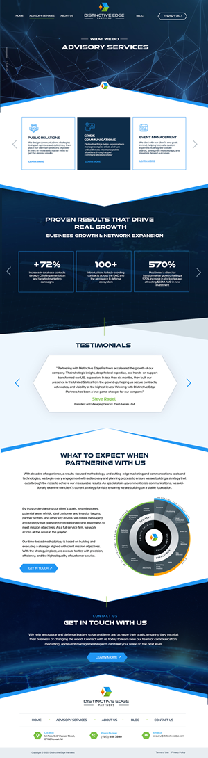 Web Design by Blue Sparrow for this project | Design: #36559417