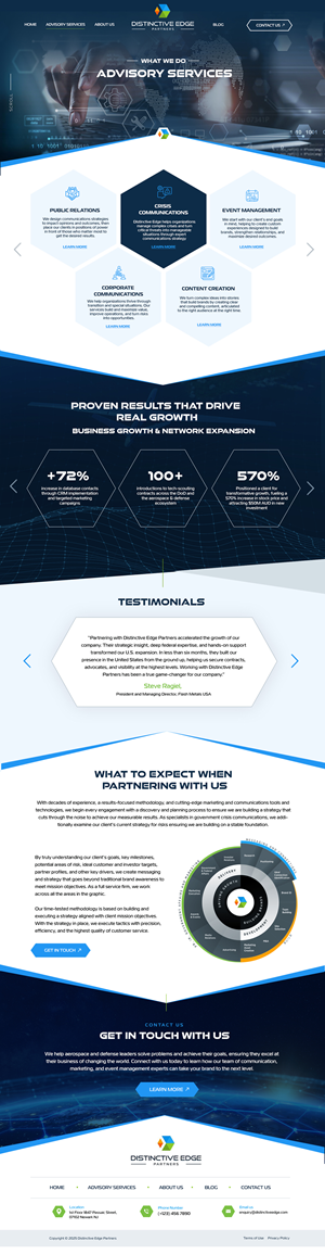 Web Design by Blue Sparrow for this project | Design: #36559418