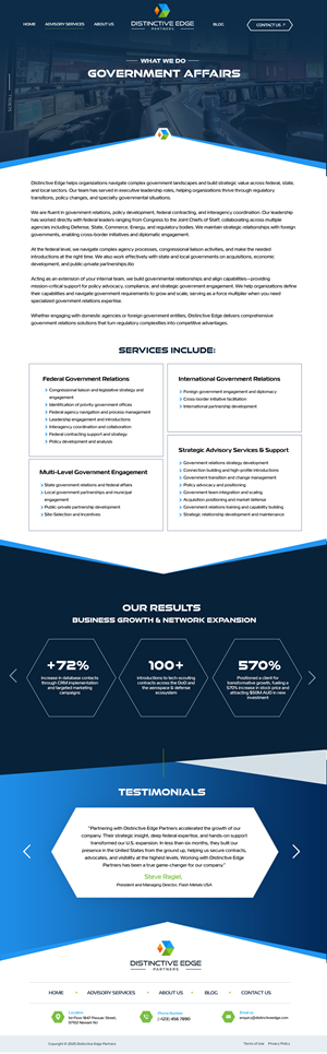 Web Design by Blue Sparrow for this project | Design: #36613339