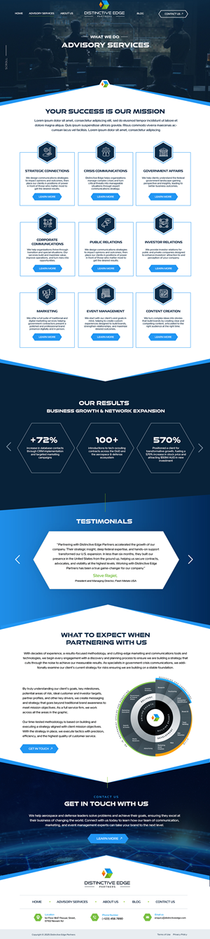 Web Design by Blue Sparrow for this project | Design: #36623181