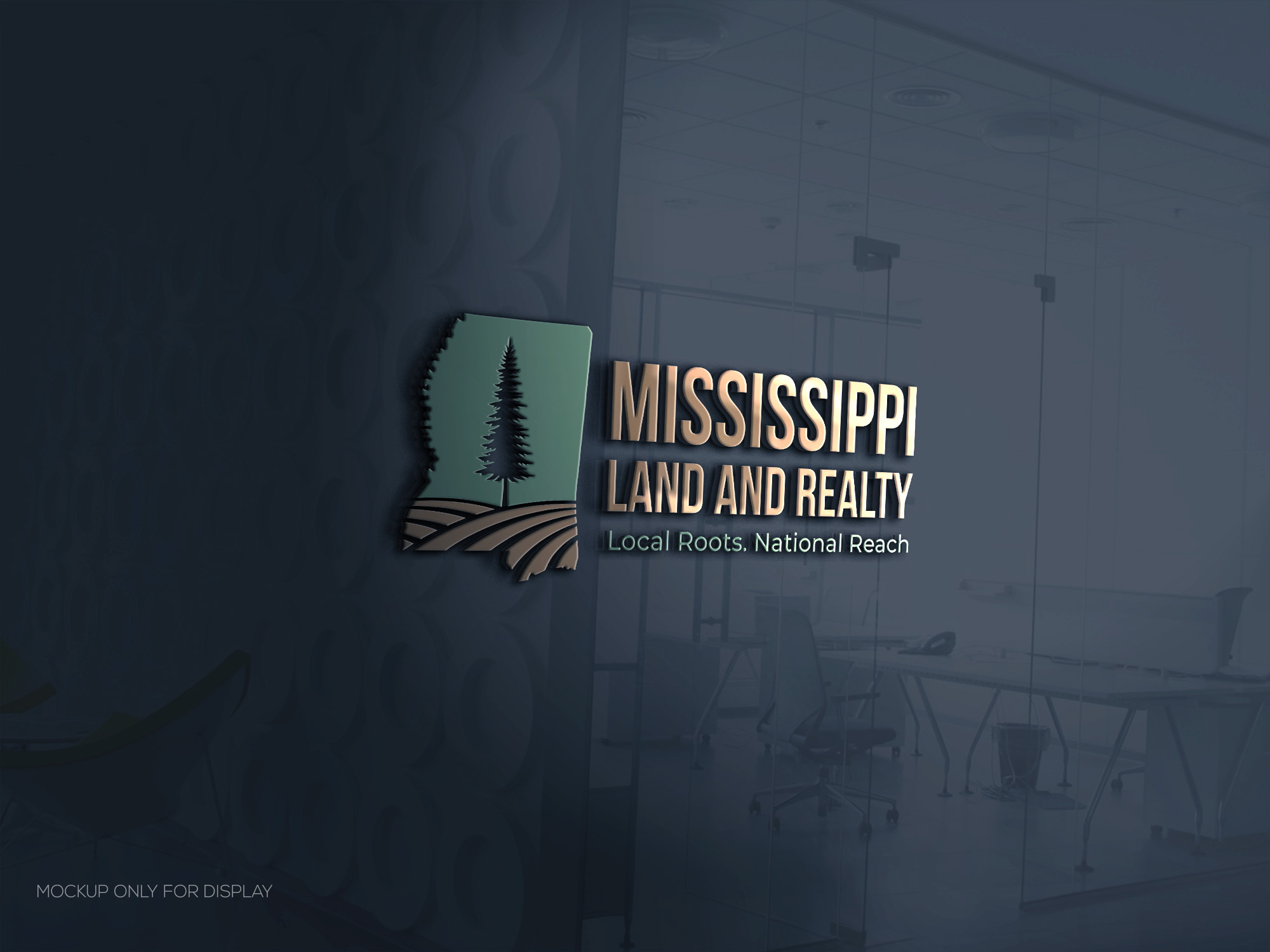 Logo Design by LogoEon for Mississippi Land and Realty | Design #36476219