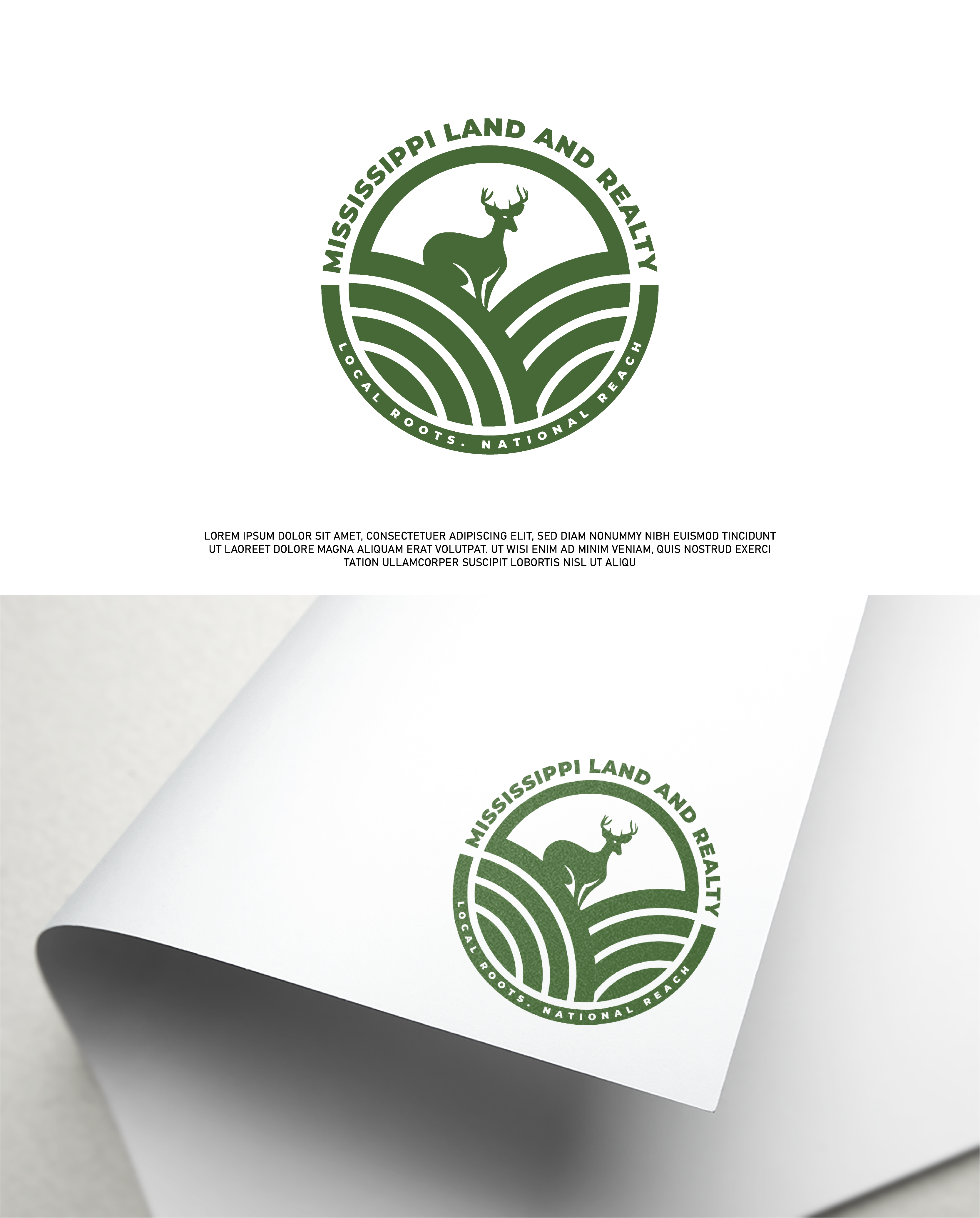 Logo Design by Fezy Design Studio for Mississippi Land and Realty | Design #36487530