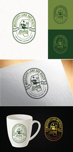 Logo Design by Logo Stock for Mississippi Land and Realty | Design: #36475192