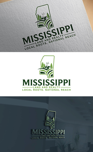 Logo Design by MMM2 for Mississippi Land and Realty | Design: #36473129