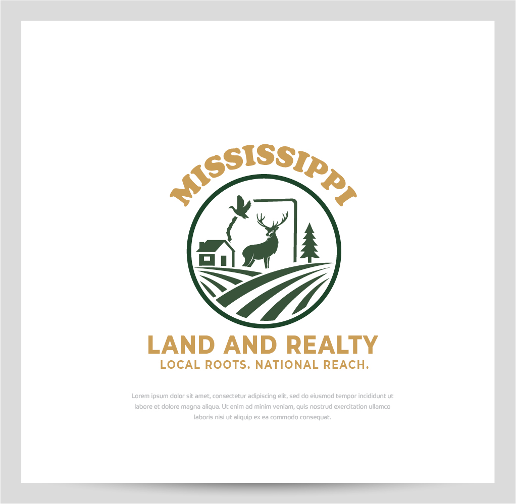 Logo Design by Pauli42 for Mississippi Land and Realty | Design #36482850
