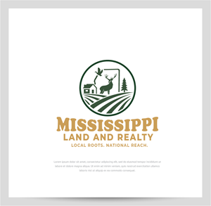 Logo Design by Pauli42 for Mississippi Land and Realty | Design: #36482855