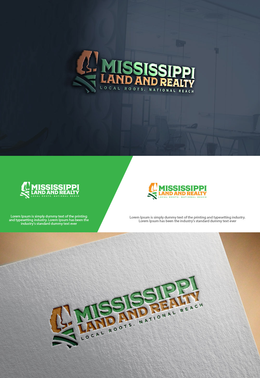 Logo Design by sulemani  creation for Mississippi Land and Realty | Design #36475896