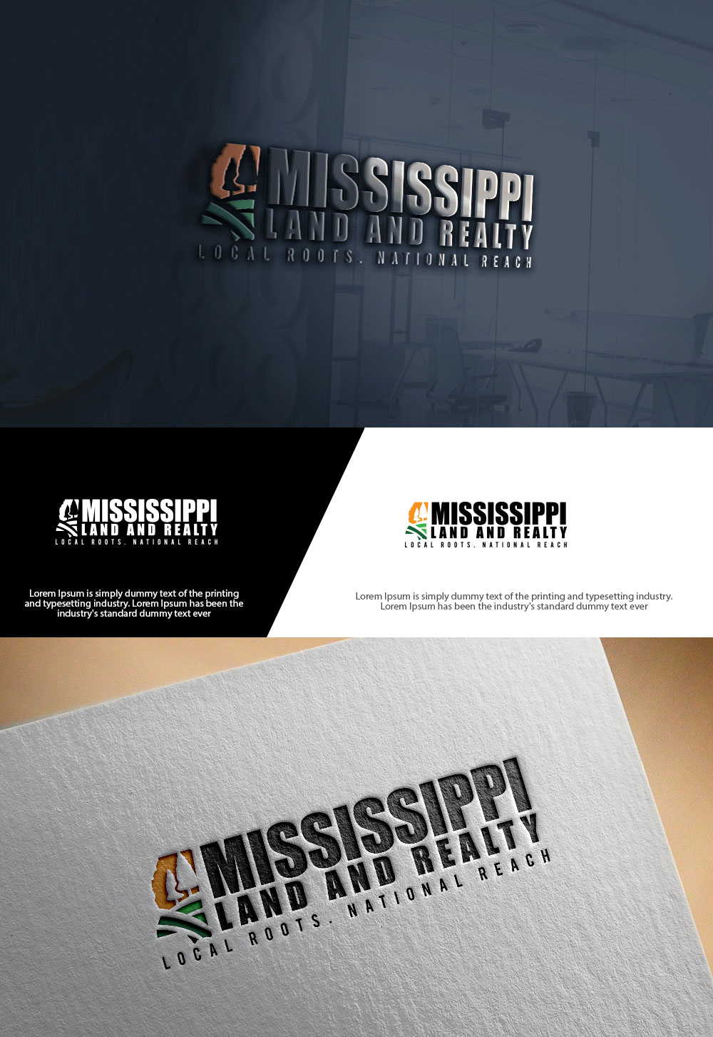 Logo Design by sulemani  creation for Mississippi Land and Realty | Design #36475897