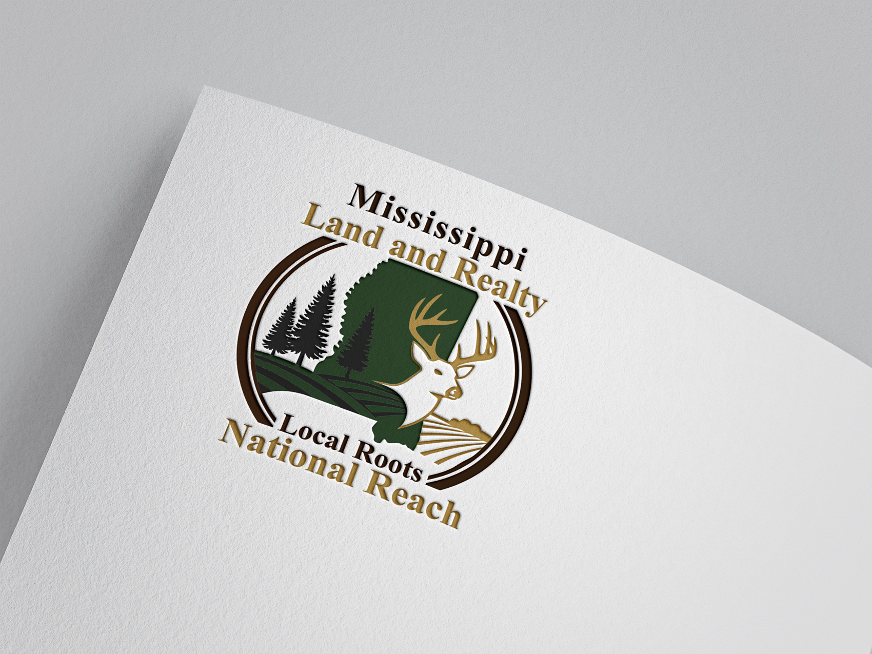 Logo Design by bute for Mississippi Land and Realty | Design #36490169