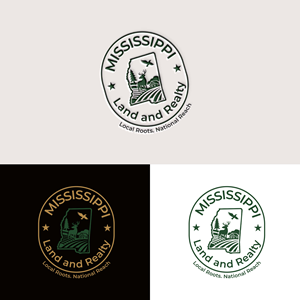 Logo Design by Logo Maker Zone for Mississippi Land and Realty | Design: #36476317