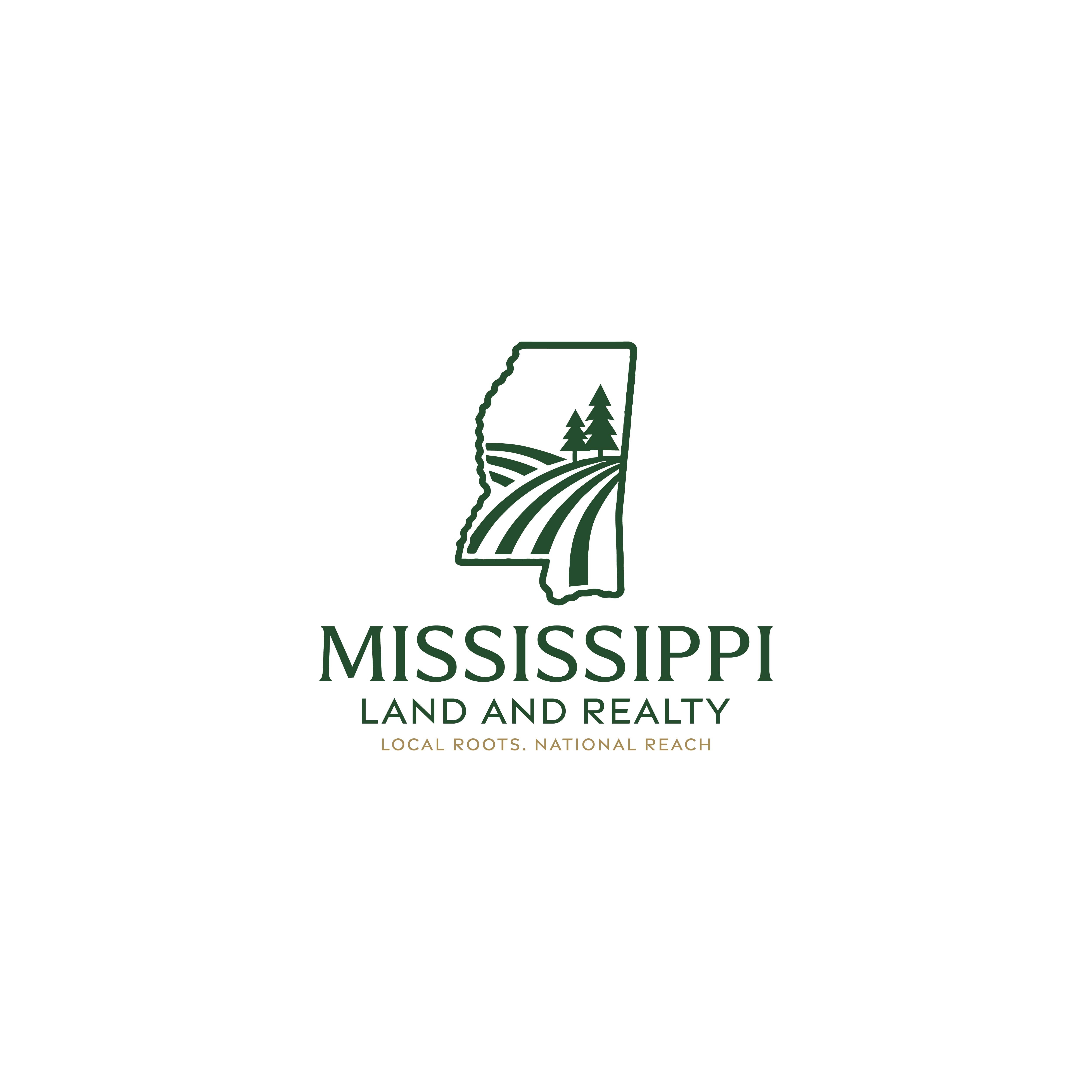 Logo Design by Logo Maker Zone for Mississippi Land and Realty | Design #36482362
