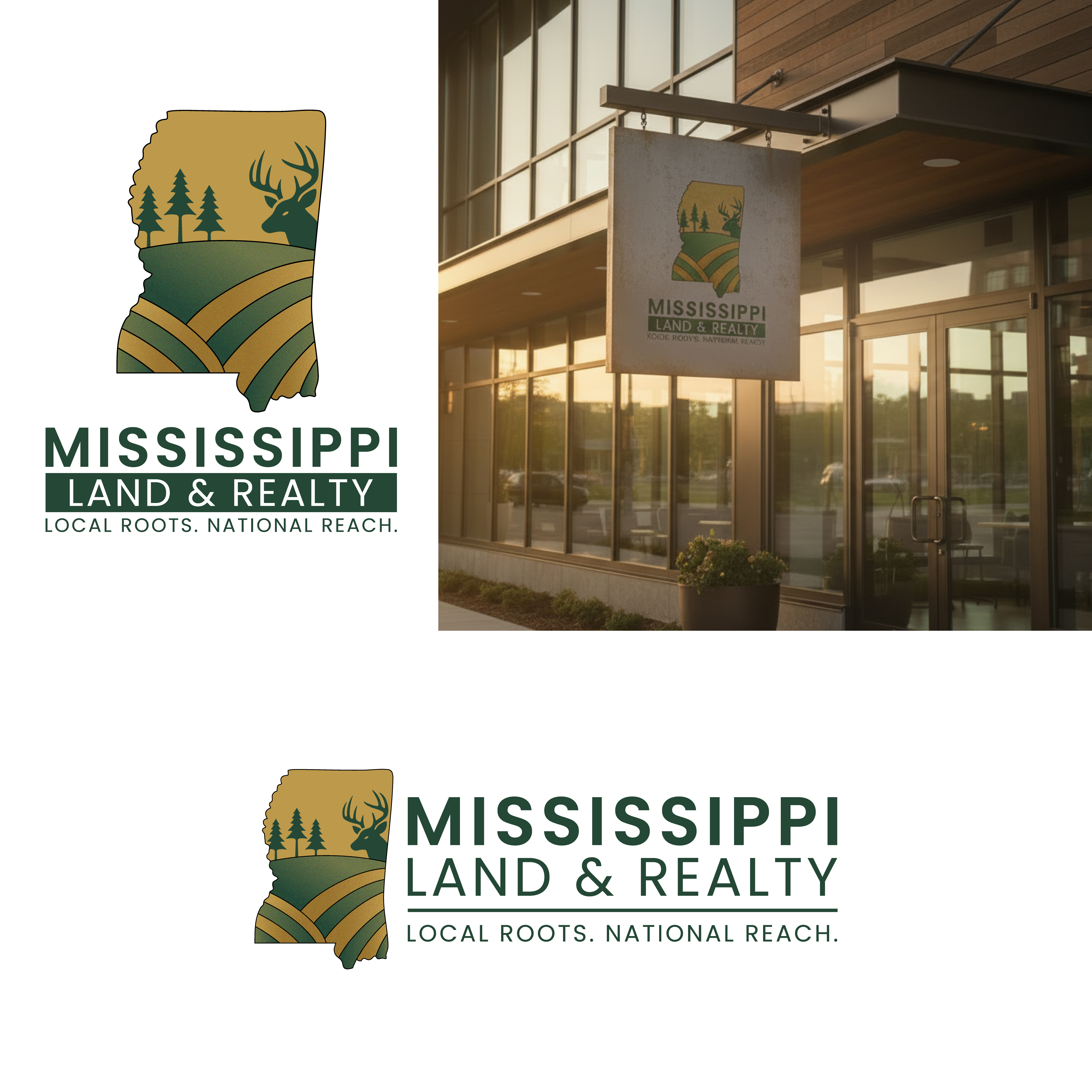 Logo Design by bhudesigns for Mississippi Land and Realty | Design #36481149