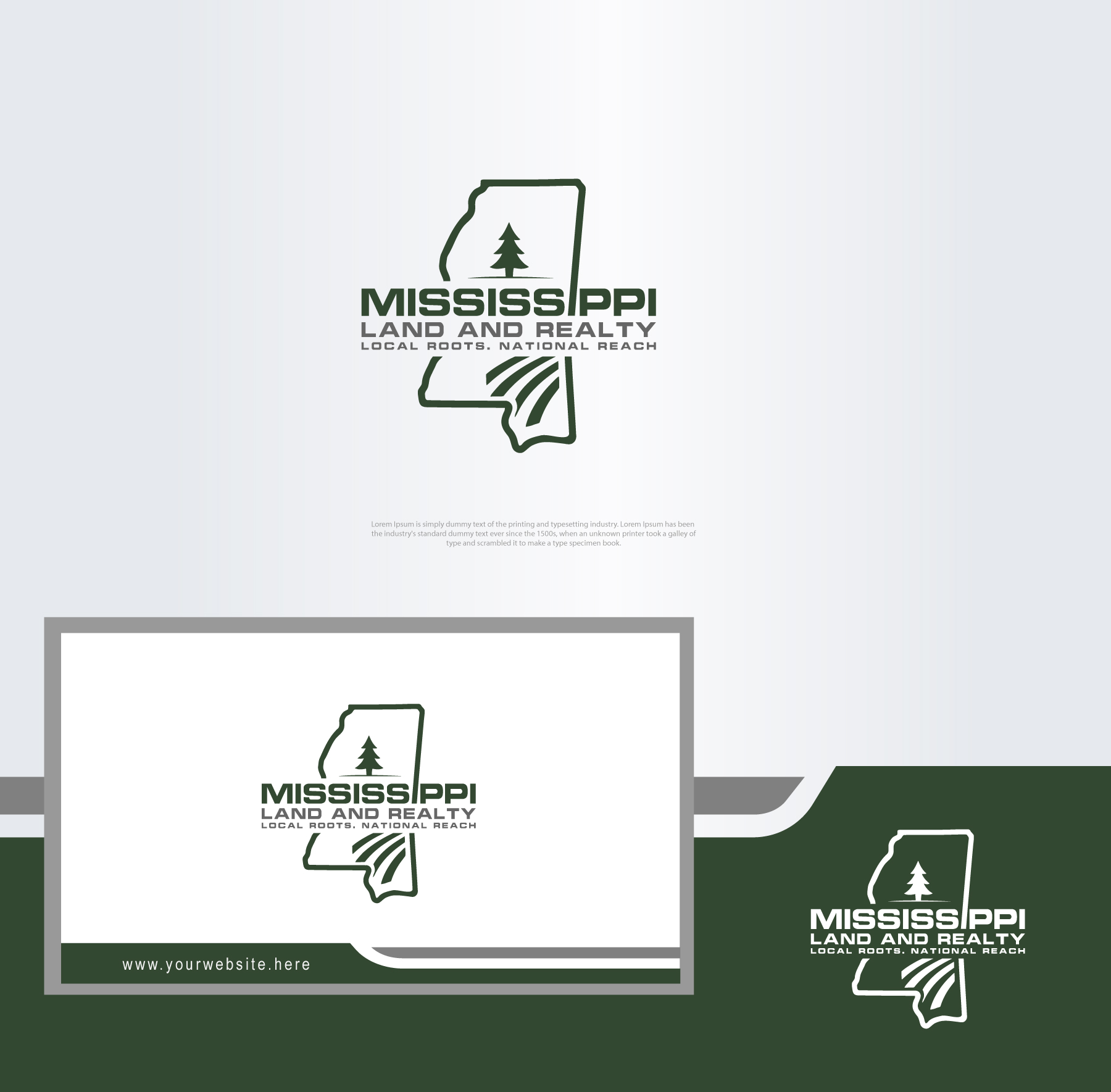 Logo Design by Cool-Designer for Mississippi Land and Realty | Design #36472452