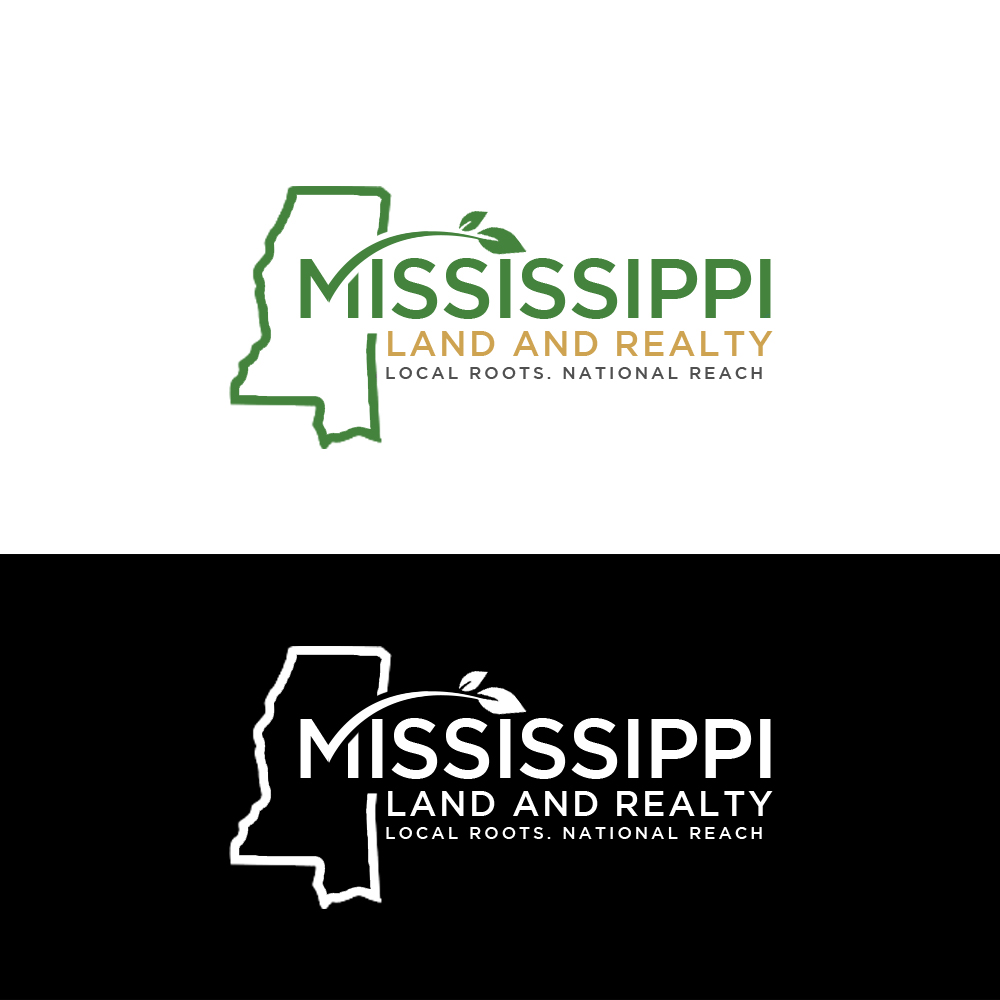 Logo Design by Roma. for Mississippi Land and Realty | Design #36480516