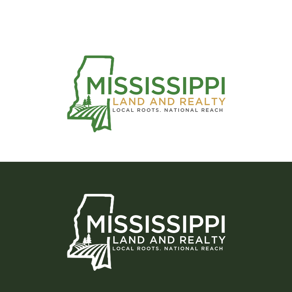 Logo Design by Roma. for Mississippi Land and Realty | Design #36480532