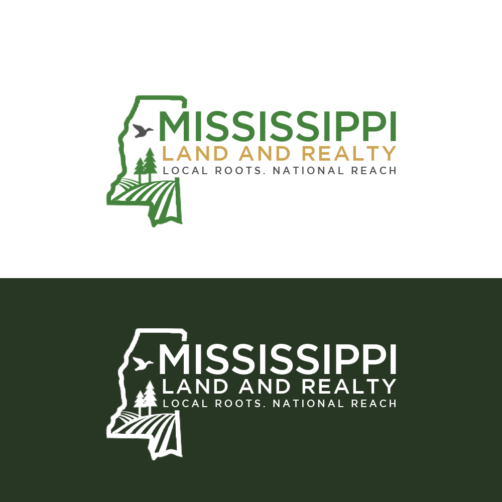 Logo Design by Roma. for Mississippi Land and Realty | Design #36480534