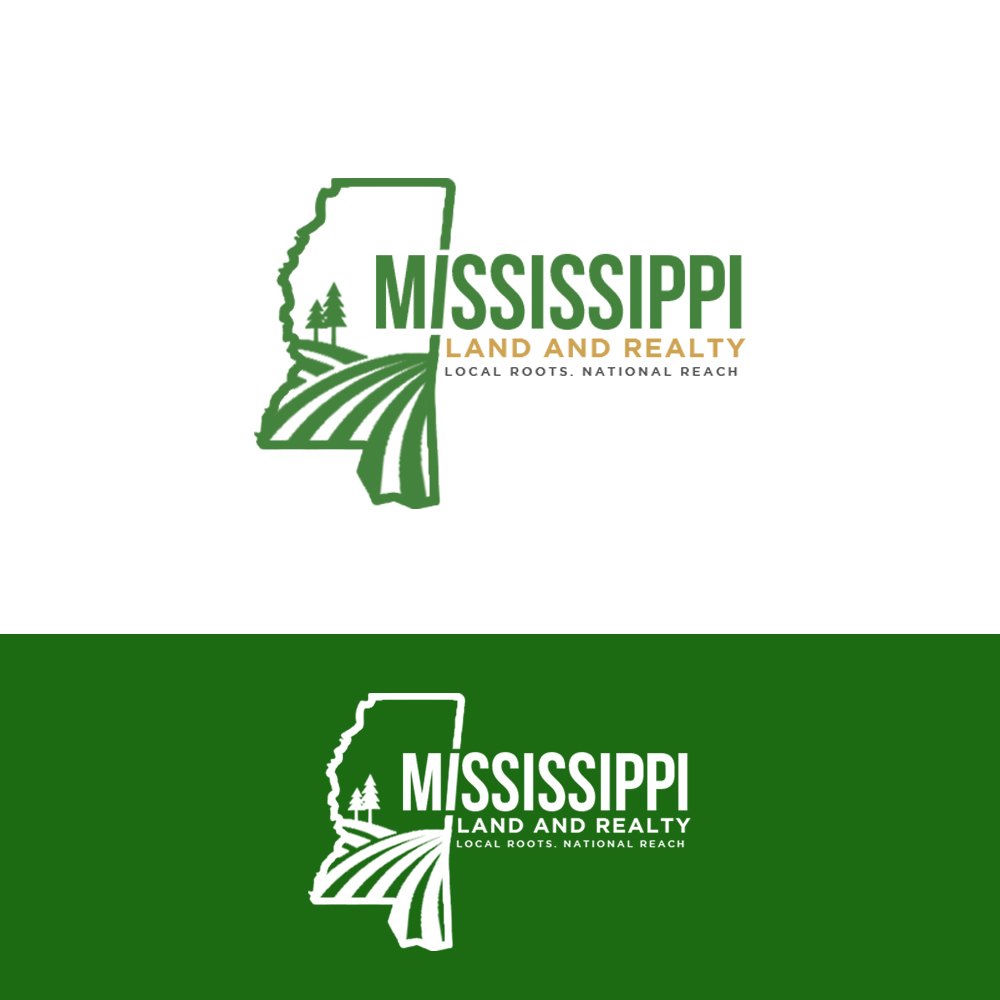 Logo Design by Roma. for Mississippi Land and Realty | Design #36482004