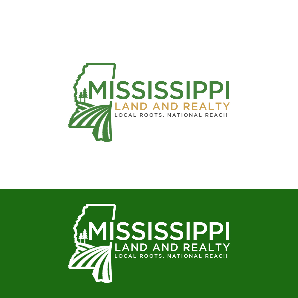 Logo Design by Roma. for Mississippi Land and Realty | Design #36482005