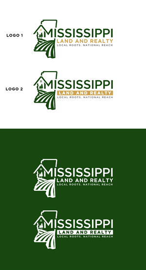 Logo Design by Roma. for Mississippi Land and Realty | Design: #36483838