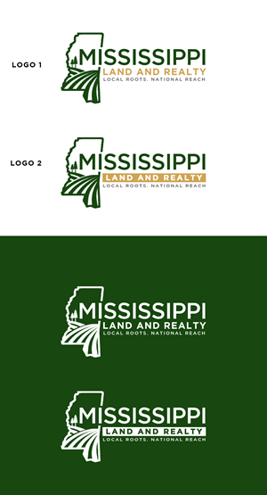 Logo Design by Roma. for Mississippi Land and Realty | Design: #36483840
