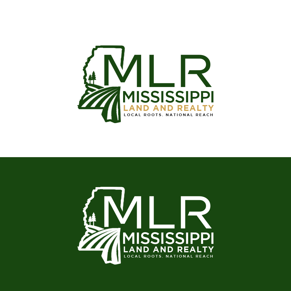 Logo Design by Roma. for Mississippi Land and Realty | Design #36484153