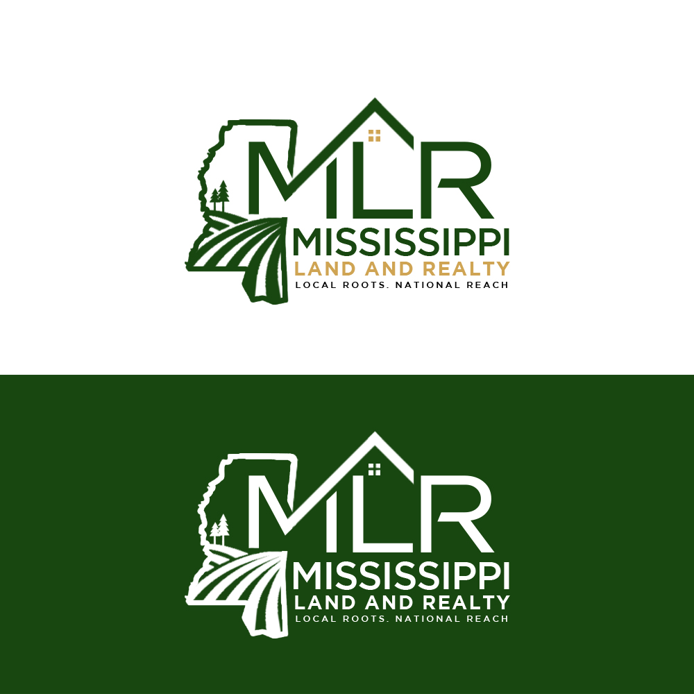 Logo Design by Roma. for Mississippi Land and Realty | Design #36484154
