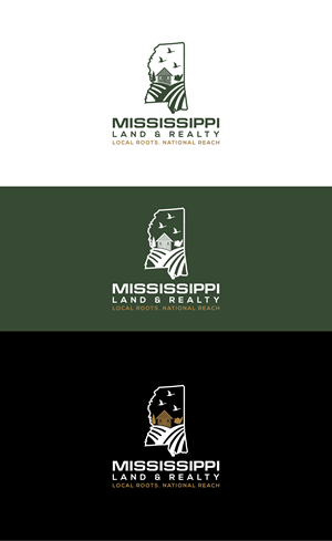 Logo Design by Deziners Zone for Mississippi Land and Realty | Design: #36481759