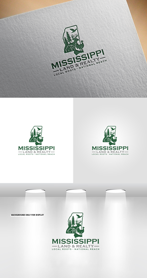 Logo Design by Soonia for Mississippi Land and Realty | Design: #36478876