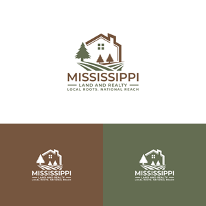 Logo Design by AlphabetZero.co.uk for Mississippi Land and Realty | Design: #36479942
