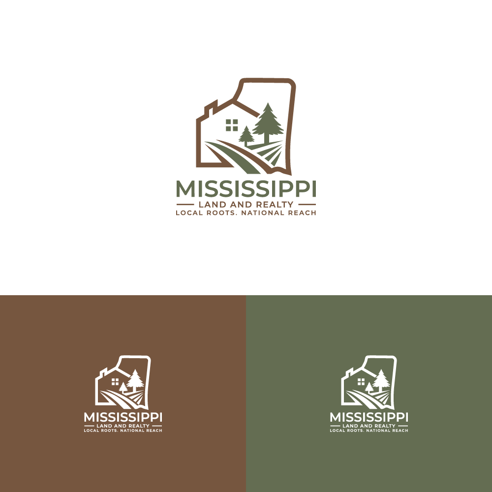 Logo Design by AlphabetZero.co.uk for Mississippi Land and Realty | Design #36479944